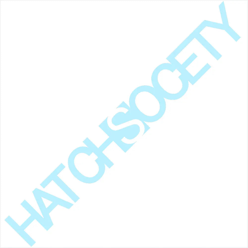 Hatch Society Car Stickers Windshield Banner JDM Graphics Fits Low Stance Decoration Sticker Die Cutting Vinyl Decals