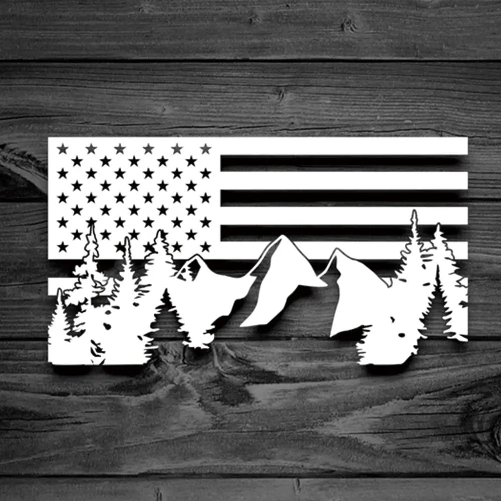 American Flag Car Stickers Vinyl Decals for Windows