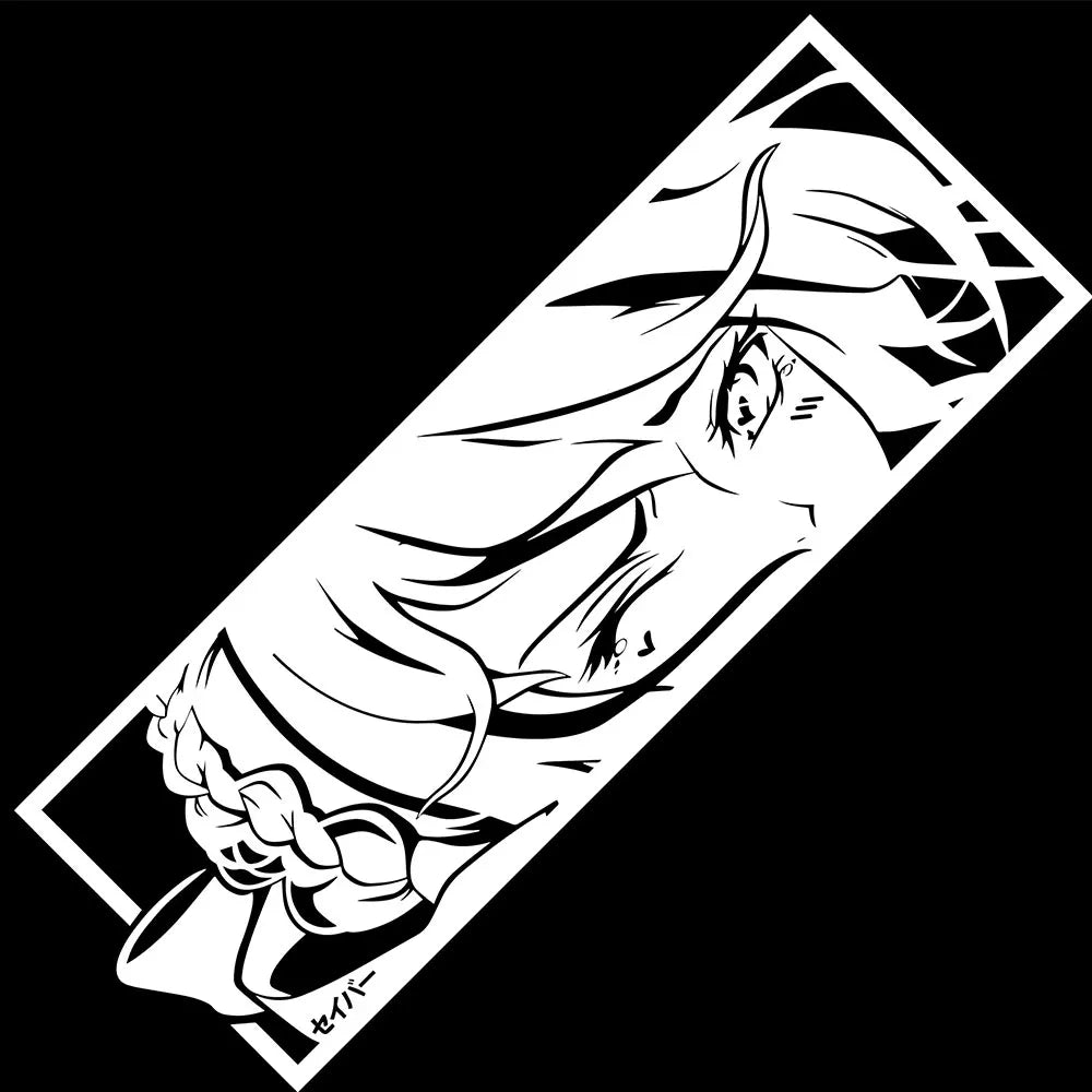 Saber Artoria Fate/Stay Night Anime Car Sticker Decal