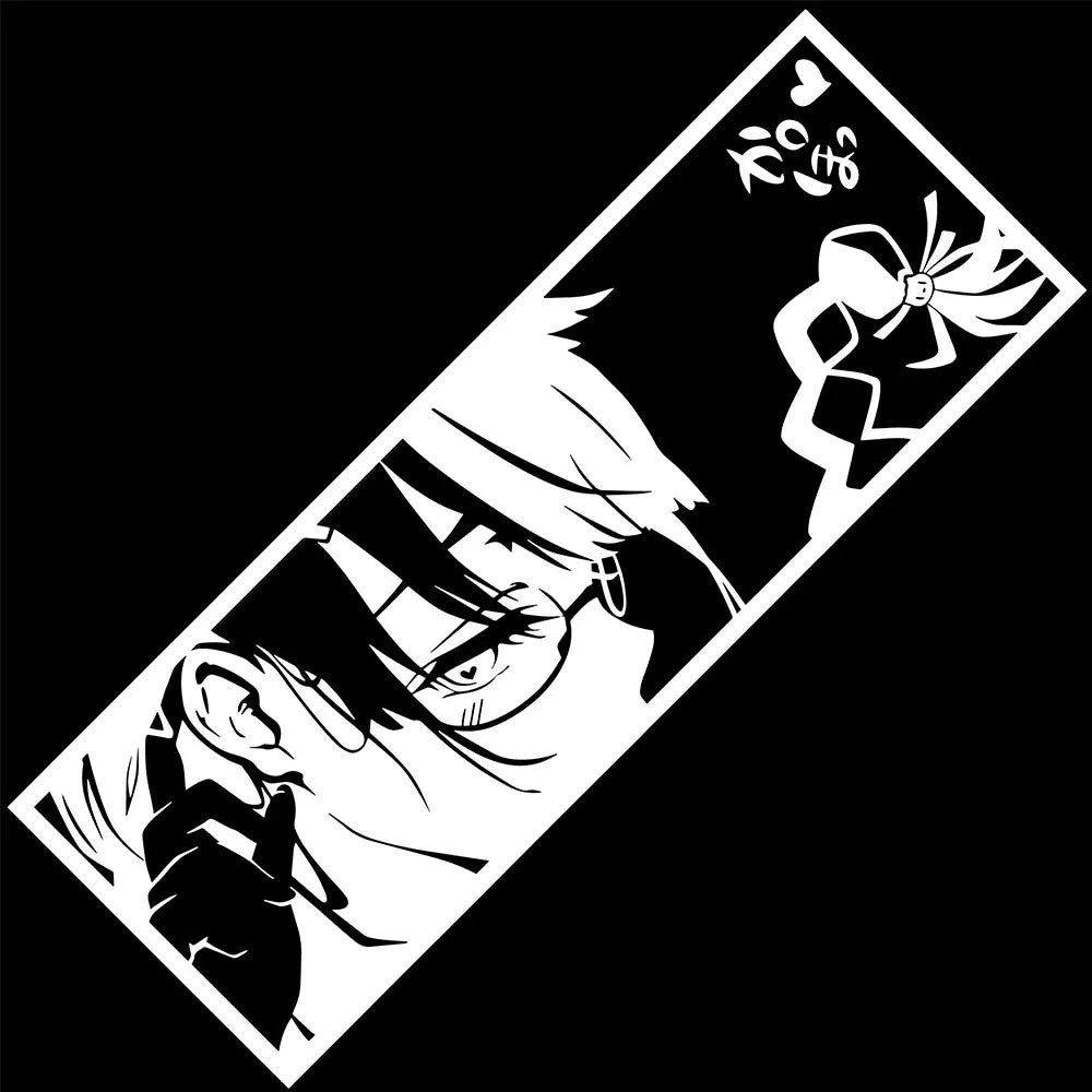 Tsubasa Hanekawa Monogatari Car Decals Laser Vinyl Stickers