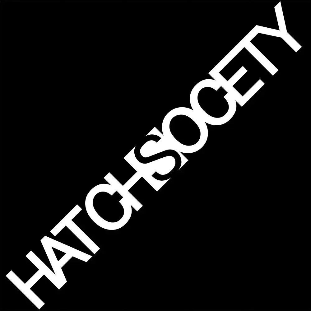 Hatch Society Car Stickers Windshield Banner JDM Graphics Fits Low Stance Decoration Sticker Die Cutting Vinyl Decals