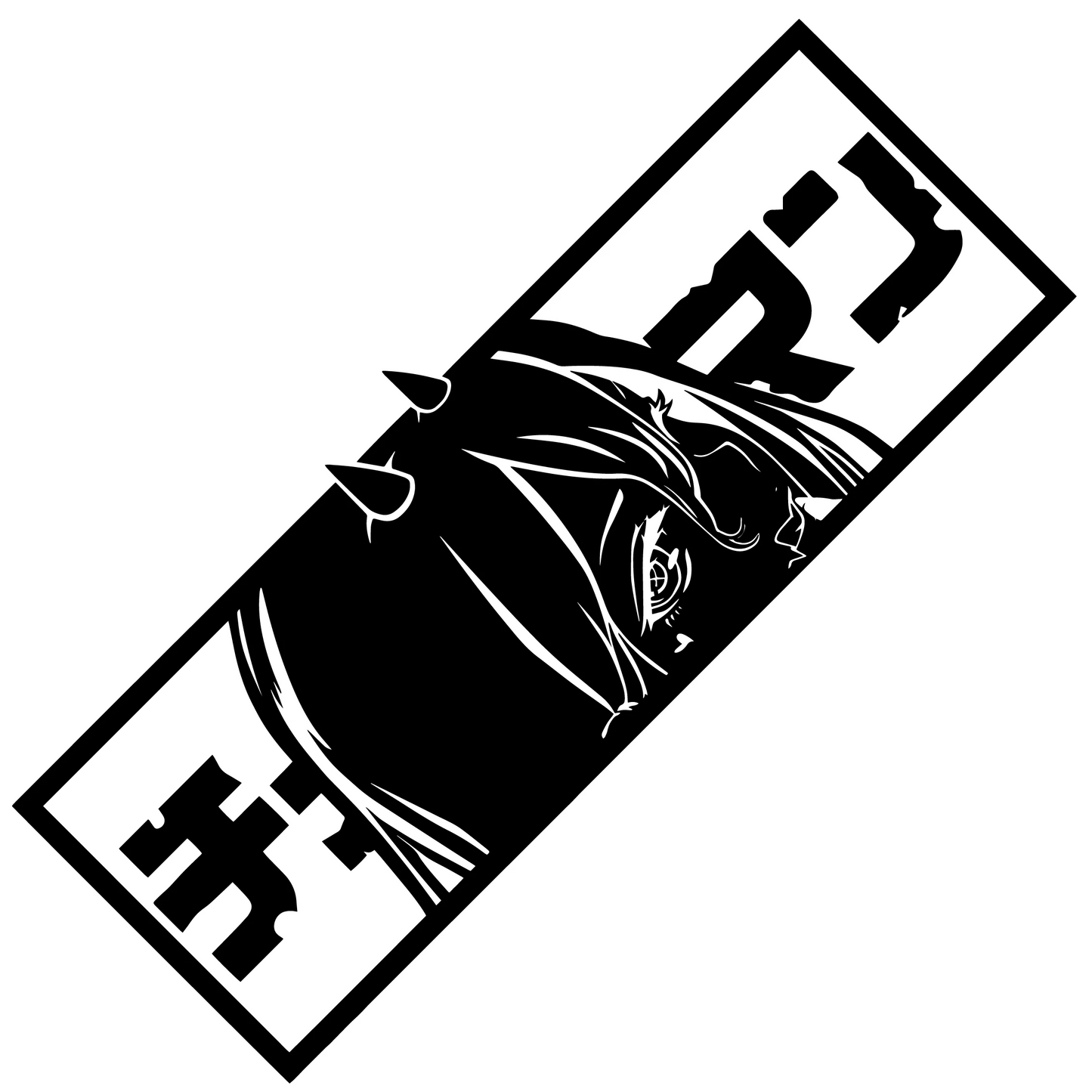 Makima Chainsaw Man Anime Car Sticker Decal