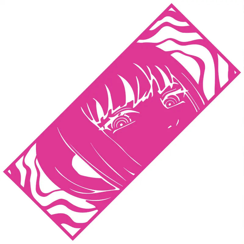 Chainsaw Man Car Sticker Window Decoration Anime Beautiful Girl Stickers Laptop Computer Auto Parts Makima Die Cutti Vinyl Decal