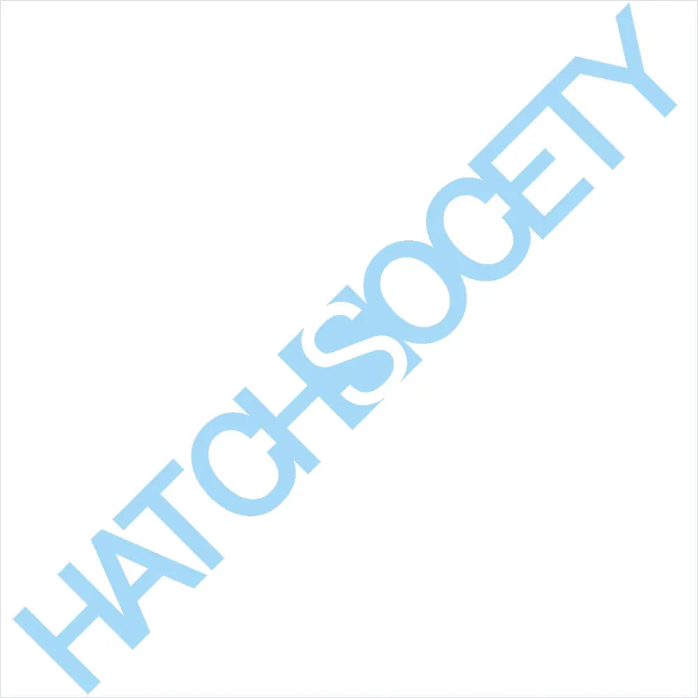 Hatch Society Car Stickers Windshield Banner JDM Graphics Fits Low Stance Decoration Sticker Die Cutting Vinyl Decals