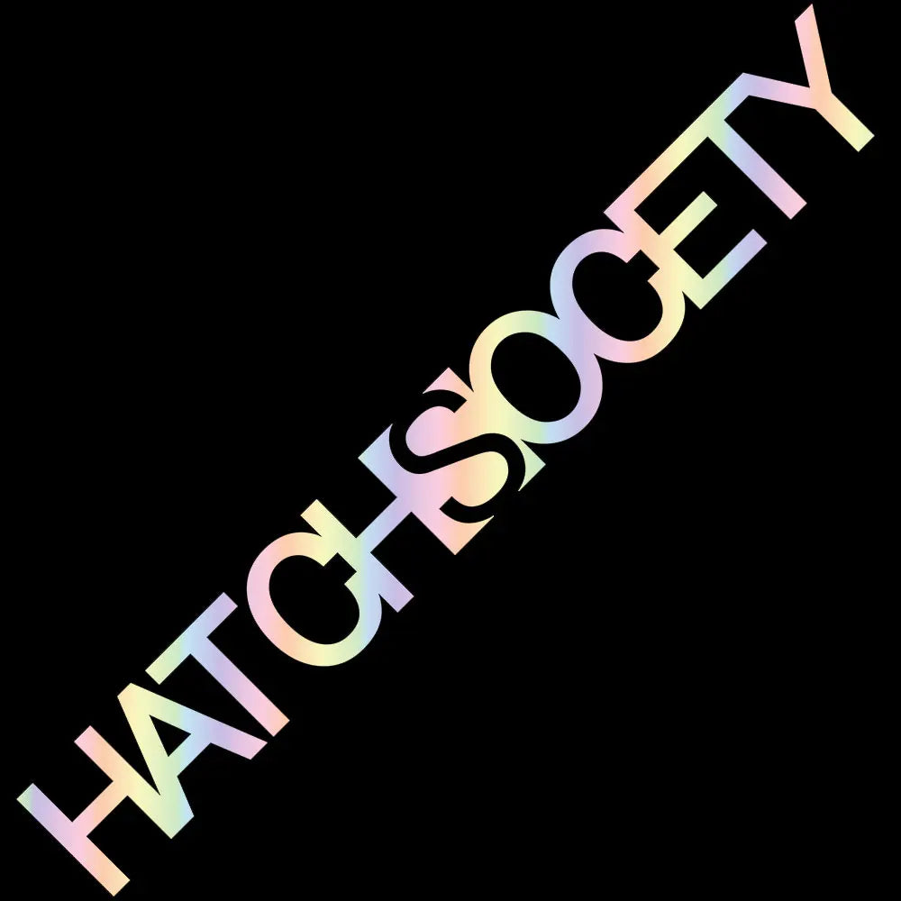 Hatch Society Car Stickers Windshield Banner JDM Graphics Fits Low Stance Decoration Sticker Die Cutting Vinyl Decals