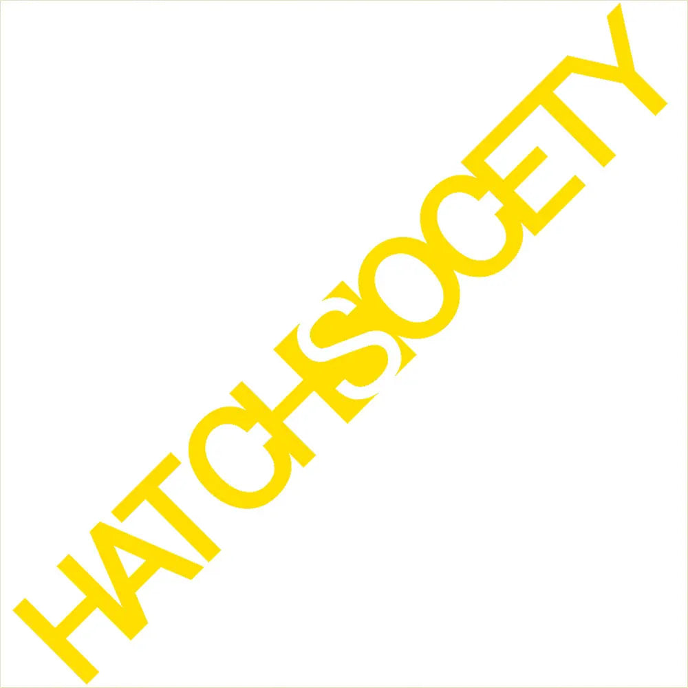 Hatch Society Car Stickers Windshield Banner JDM Graphics Fits Low Stance Decoration Sticker Die Cutting Vinyl Decals