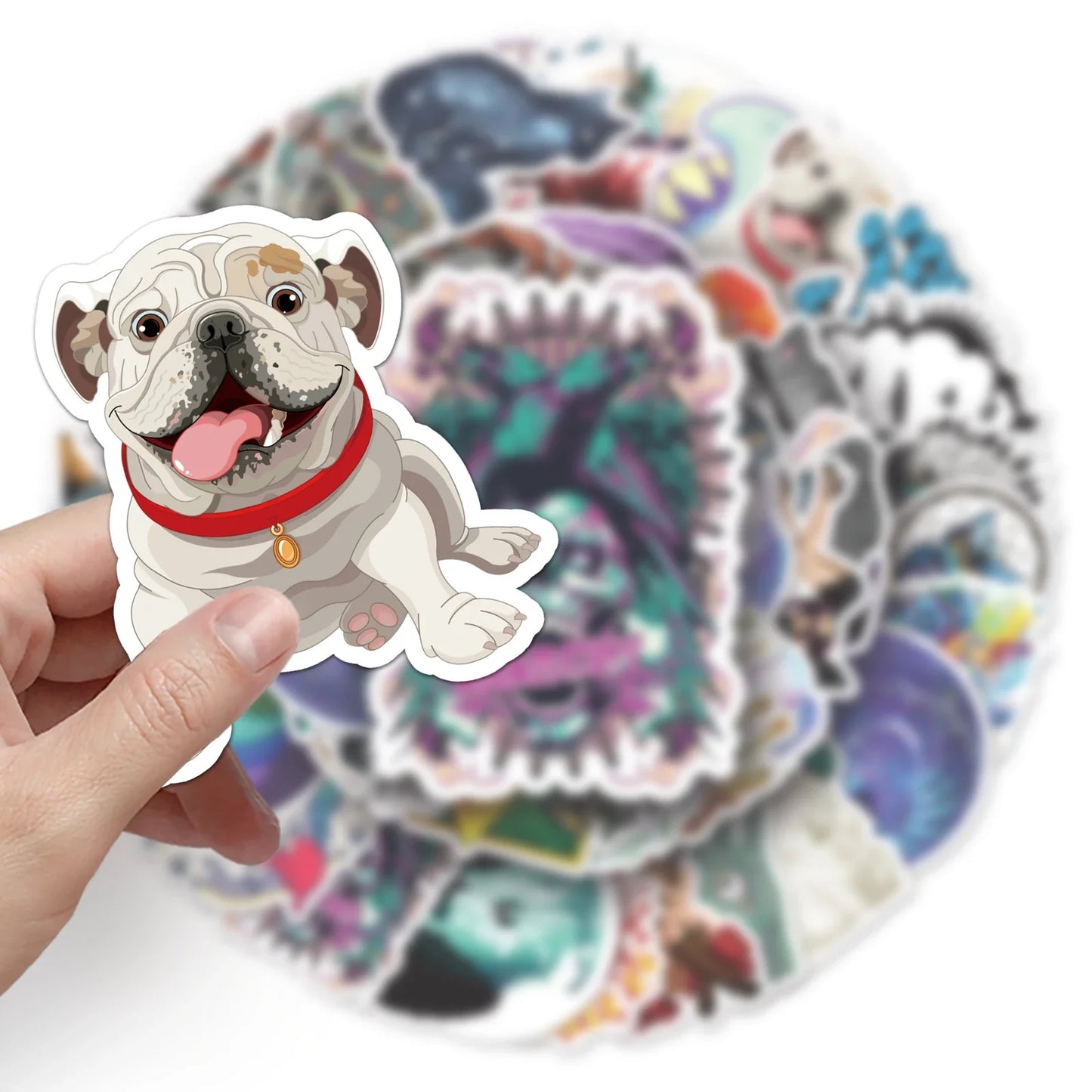 50Pcs Waterproof Cartoon Graffiti Vinyl Stickers for Skateboard Snowboard