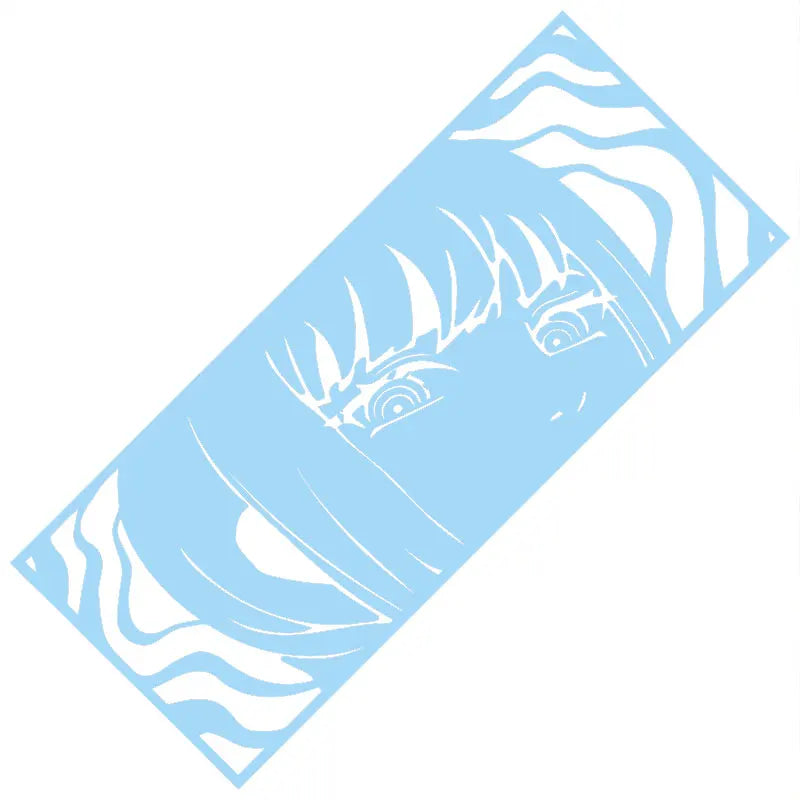 Chainsaw Man Car Sticker Window Decoration Anime Beautiful Girl Stickers Laptop Computer Auto Parts Makima Die Cutti Vinyl Decal