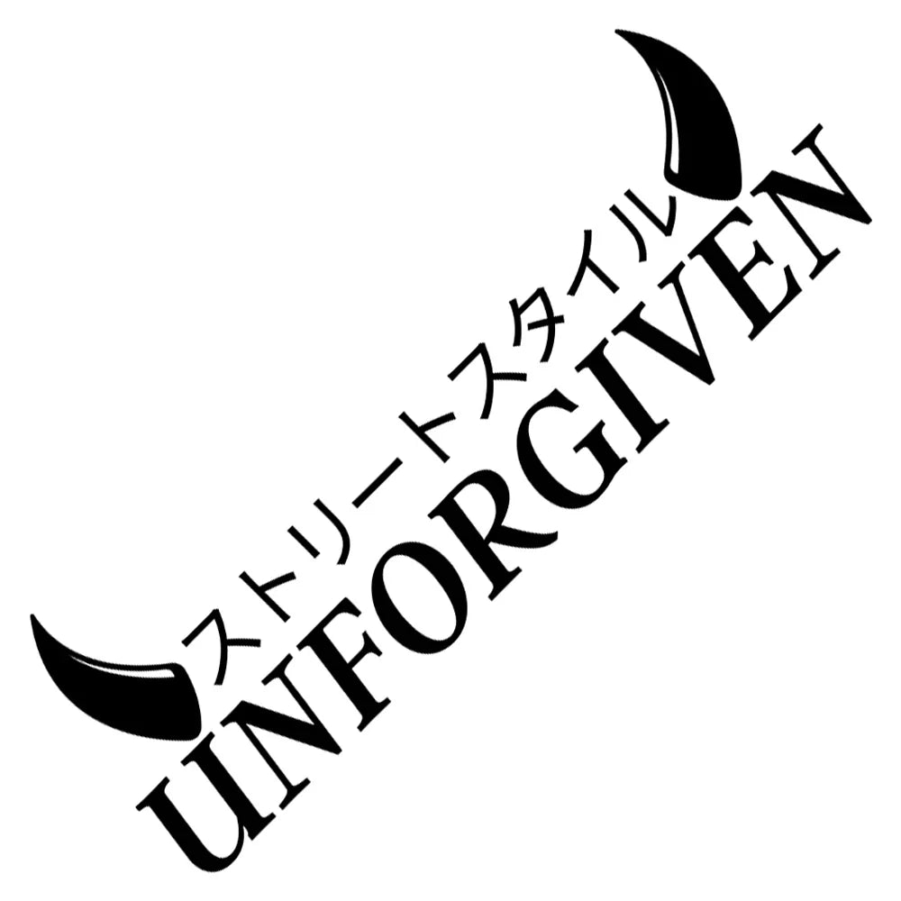 JDM Unforgiven Windshield Banner Vinyl Decal Stickers