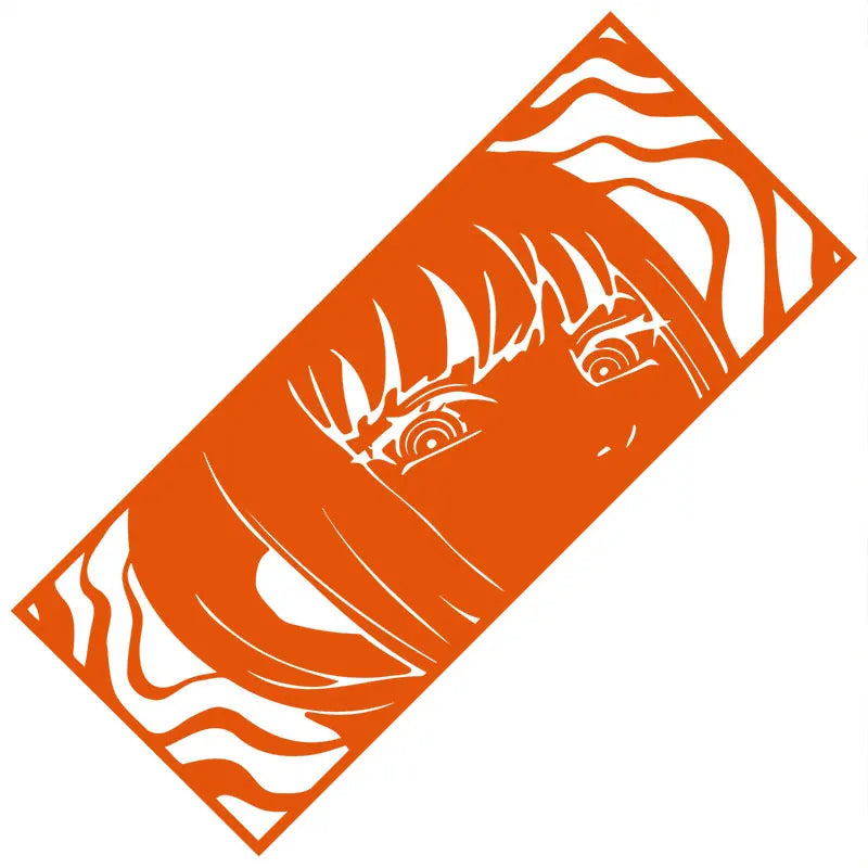 Chainsaw Man Car Sticker Window Decoration Anime Beautiful Girl Stickers Laptop Computer Auto Parts Makima Die Cutti Vinyl Decal
