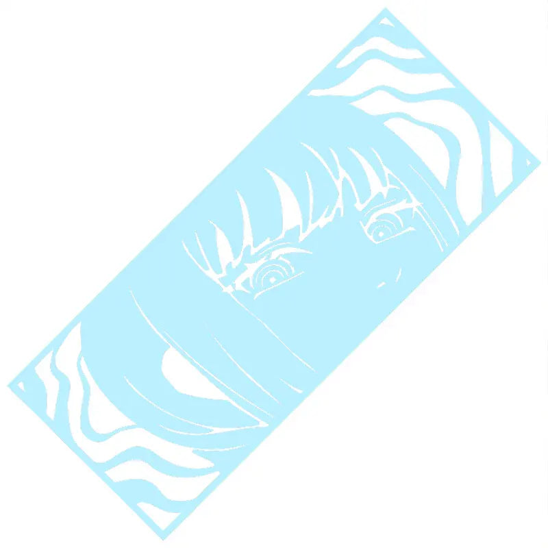 Chainsaw Man Car Sticker Window Decoration Anime Beautiful Girl Stickers Laptop Computer Auto Parts Makima Die Cutti Vinyl Decal