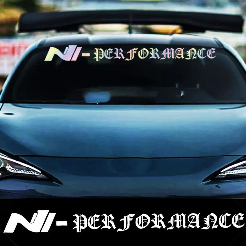 I30N Nthusiast Car Windshield Decal Sticker
