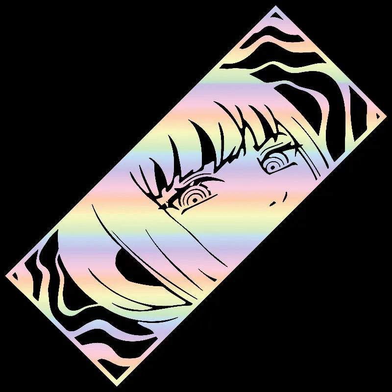 Chainsaw Man Car Sticker Window Decoration Anime Beautiful Girl Stickers Laptop Computer Auto Parts Makima Die Cutti Vinyl Decal