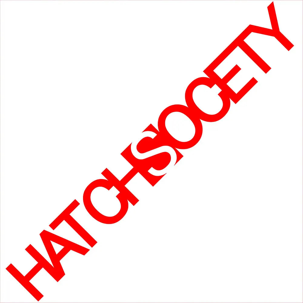 Hatch Society Car Stickers Windshield Banner JDM Graphics Fits Low Stance Decoration Sticker Die Cutting Vinyl Decals