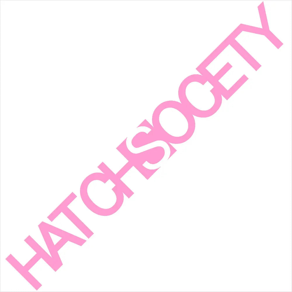 Hatch Society Car Stickers Windshield Banner JDM Graphics Fits Low Stance Decoration Sticker Die Cutting Vinyl Decals