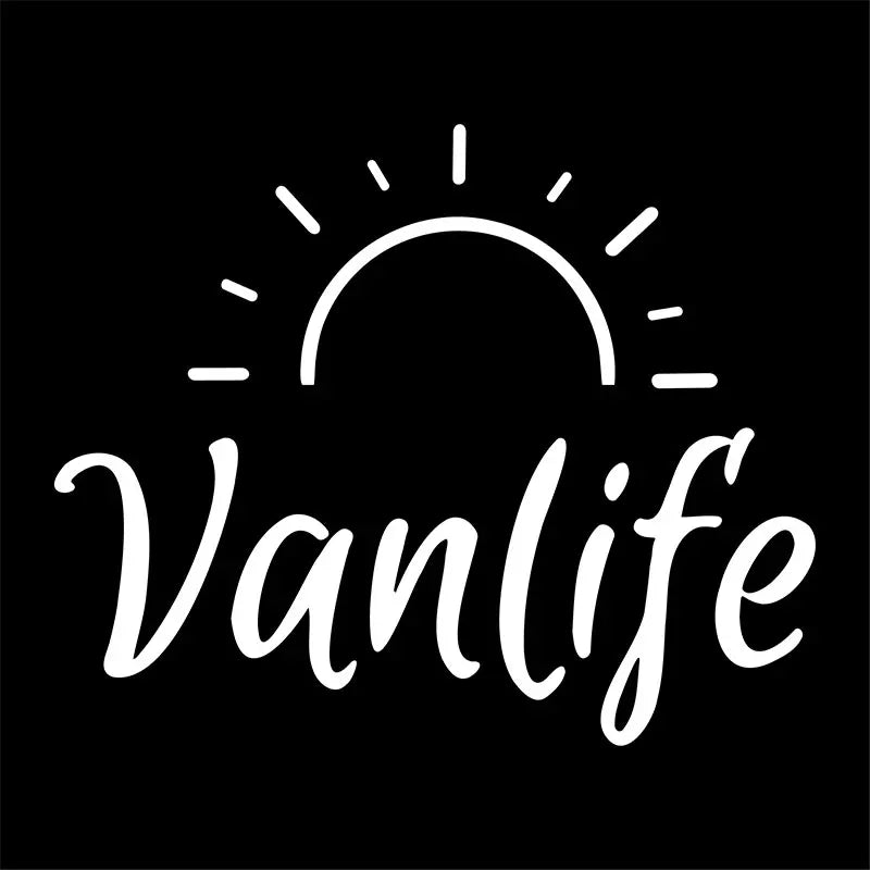Vanlife Reflective Vinyl Stickers for RV & Off-Road