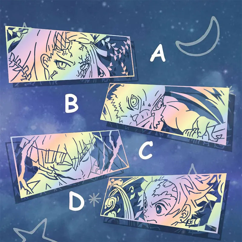 Anime Slayers Waterproof Vinyl Stickers for Laptop & Car