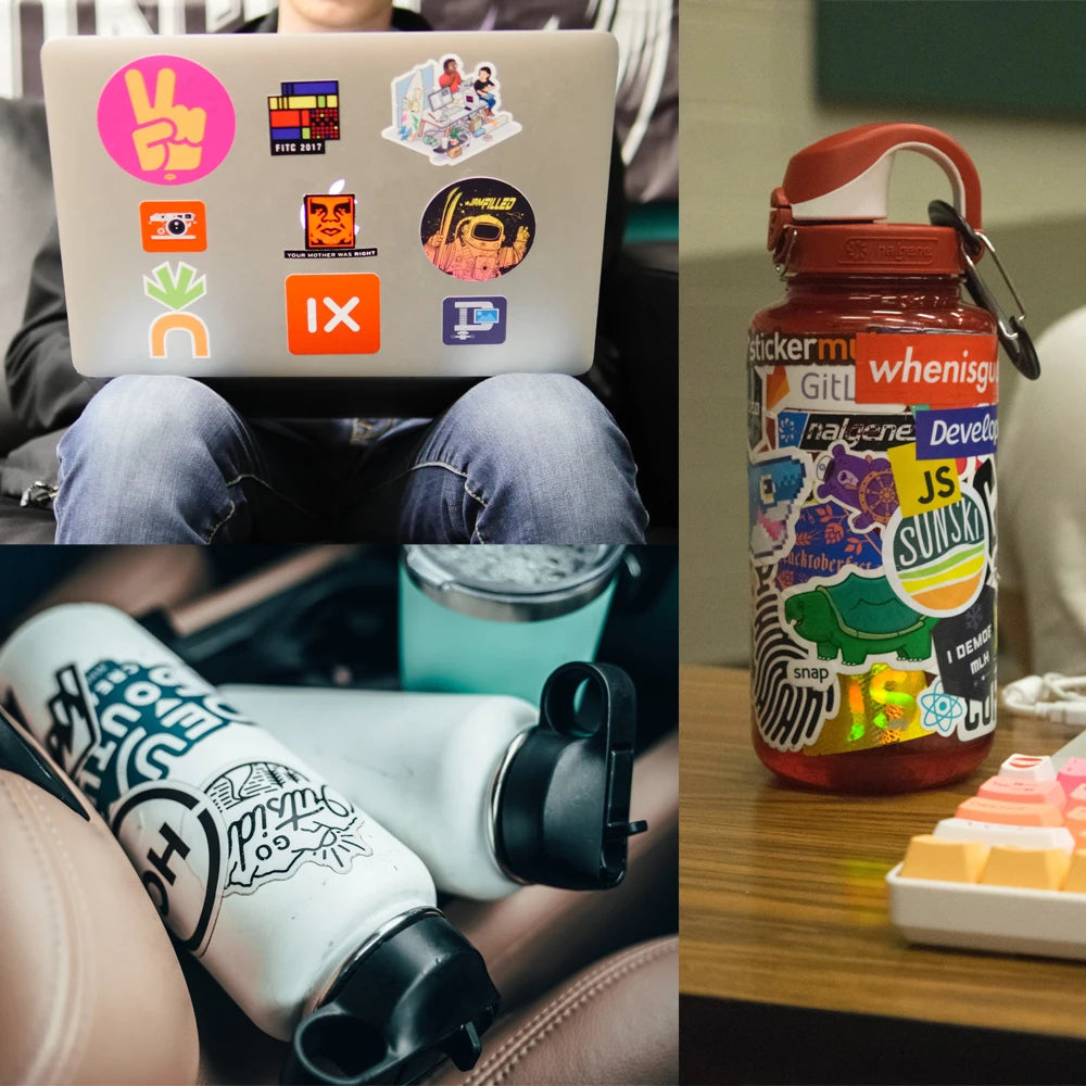 10/30/50Pcs Ins Drink Bottle Stickers Graffiti For Skateboard Notebook Phone Helmet Decal Waterproof Kids Sticker Toy