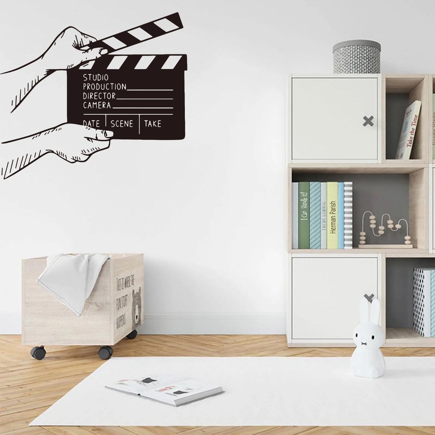 Cinema Clapperboard Wall Sticker Film Decor Vinyl