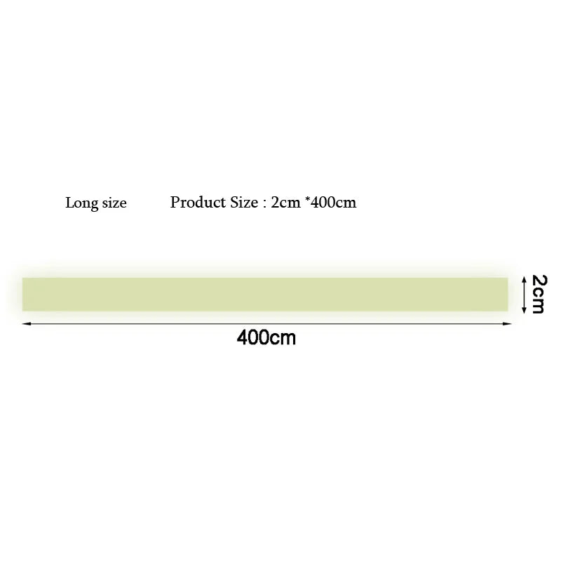 Glow in the Dark Luminous Wall Sticker Baseboard Decals for Living Room and Bedroom Decor