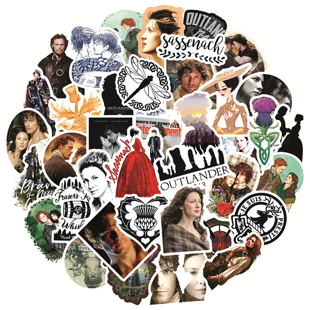10/30/50PCS Outlander TV Show Sticker Pack
