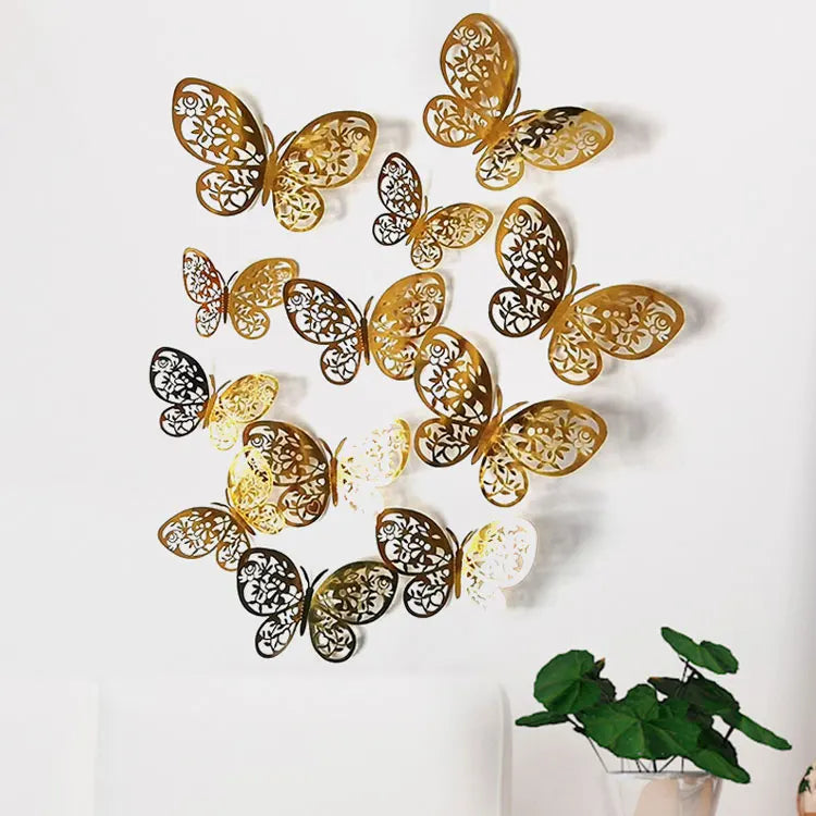 3D Butterfly Wall Stickers Set - Home, Party, Wedding Decor