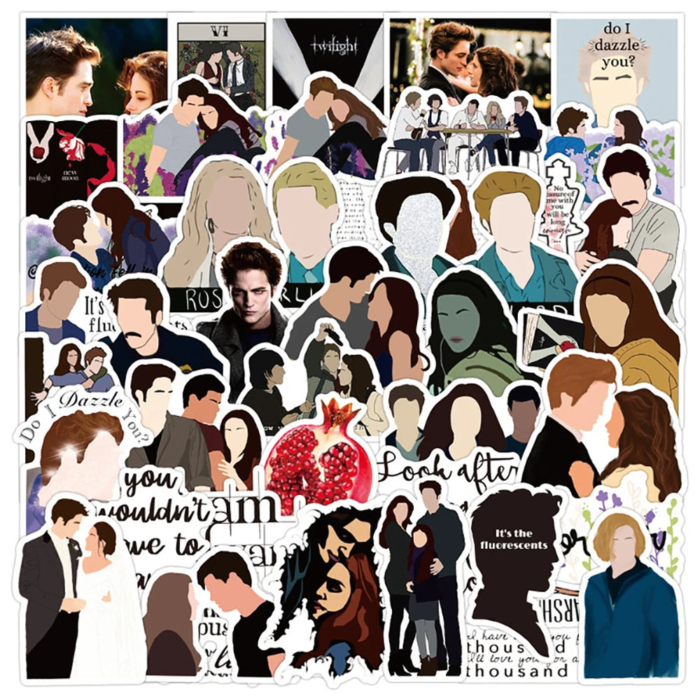Twilight Saga Stickers Set: Laptop, Skateboard, Luggage Decals