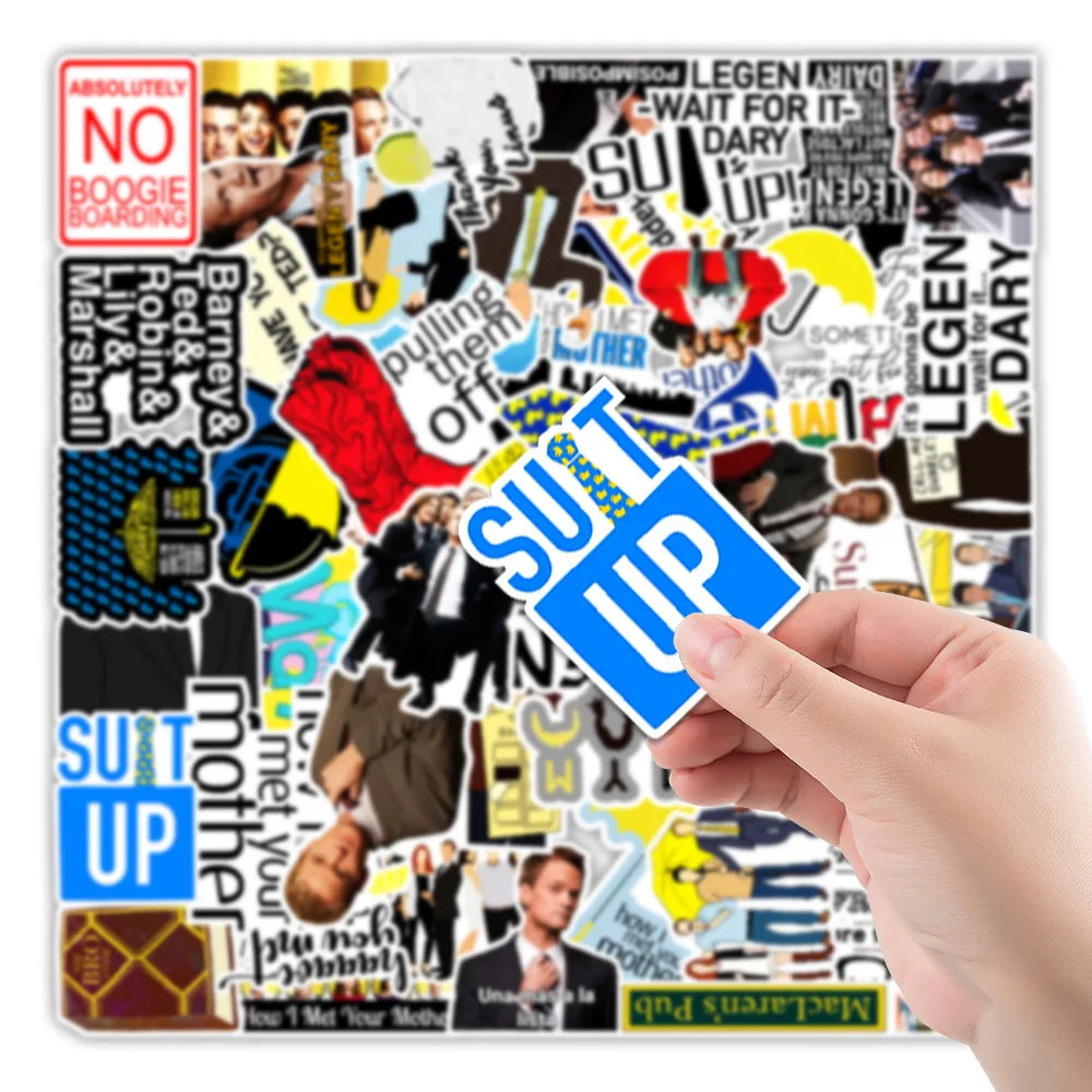 10/30/50PCS TV Show “How I Met Your Mother” Sticker Packs