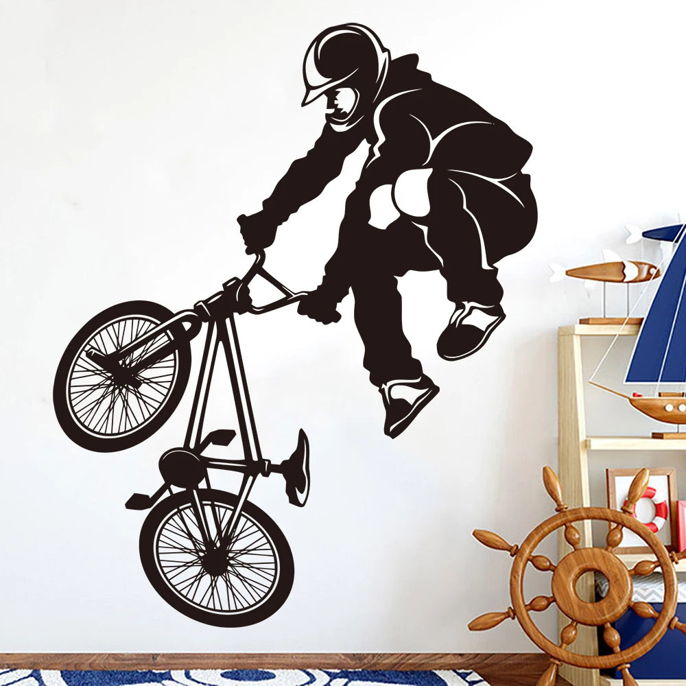 Extreme BMX Bike Wall Sticker Decal for Kids Room Decor
