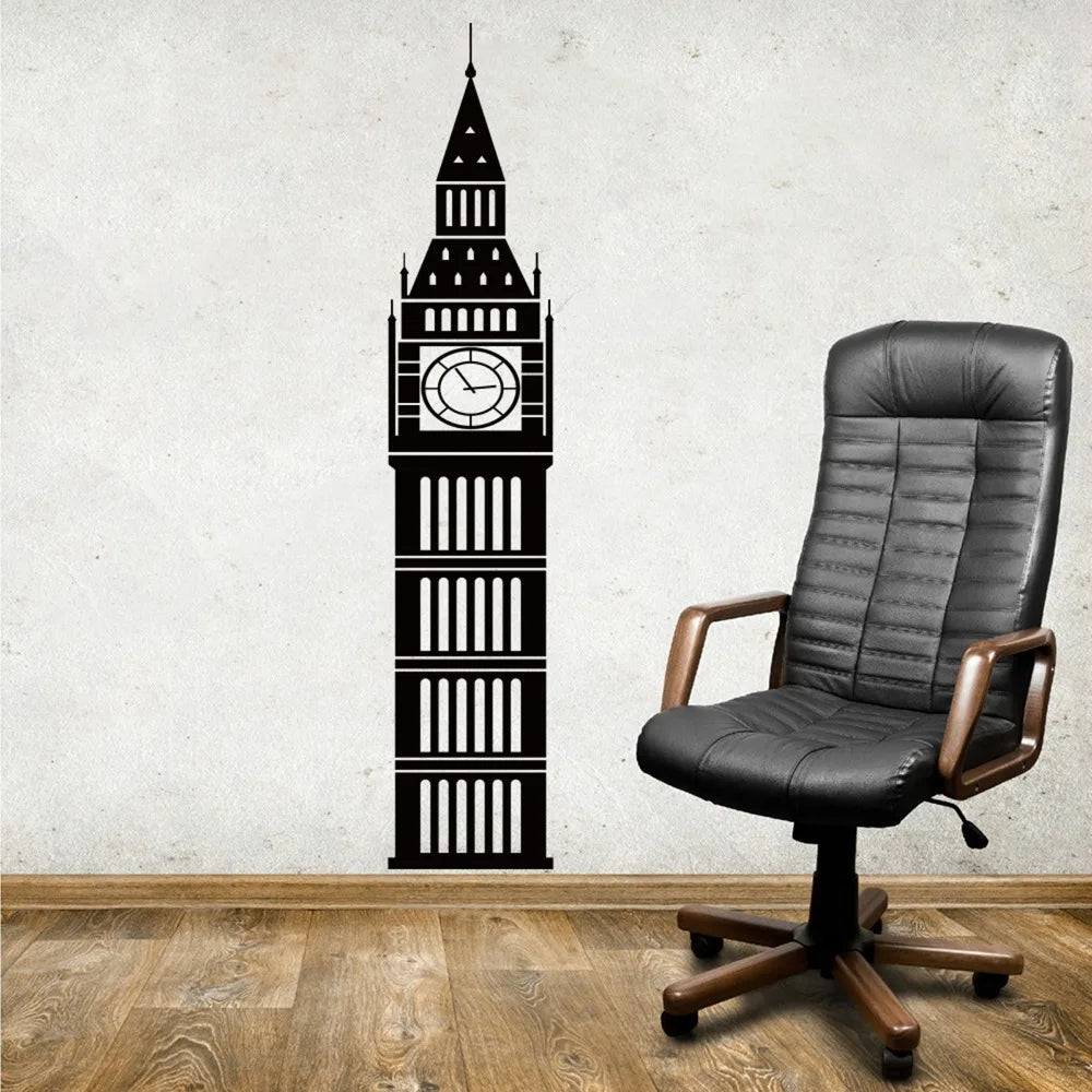 Big Ben Clock Tower Wall Sticker Decal Vinyl Art