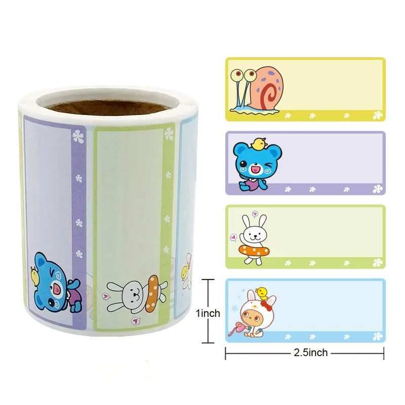 New Rolls Of Primary School Students And Children's Name Stickers Kindergarten Baby Entering Kindergarten Name Self-adhesive Sti