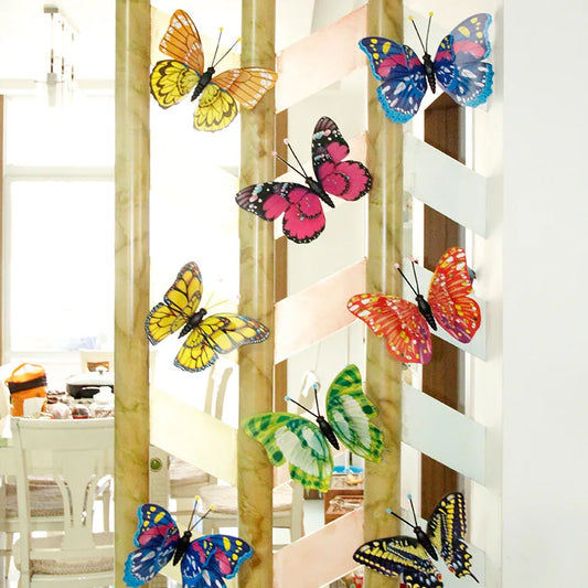 3D Butterfly Wall Sticker Magnet Decor