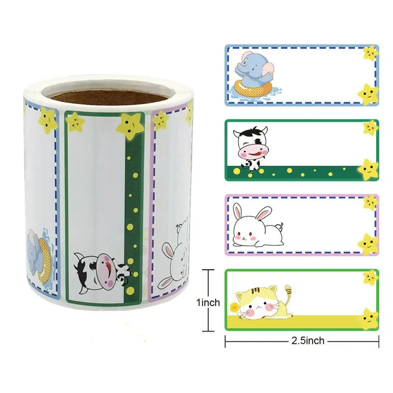 New Rolls Of Primary School Students And Children's Name Stickers Kindergarten Baby Entering Kindergarten Name Self-adhesive Sti