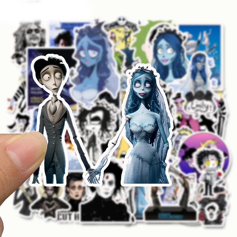 Edward Scissorhands Stickers 50pcs Waterproof Decals for Skateboard Laptop Bicycle