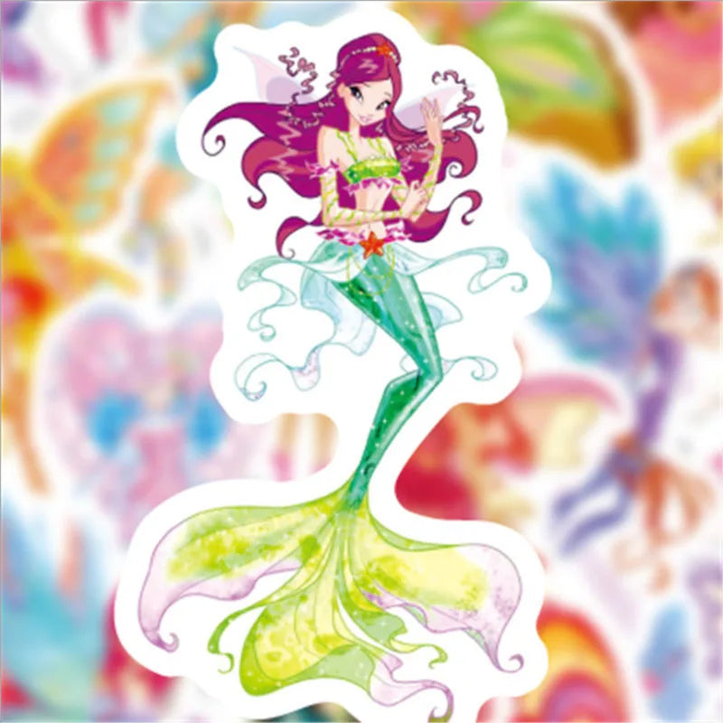 Butterfly Fairy Stickers Waterproof for Skateboard, Suitcase, Phone, Laptop (10/30/50pcs)