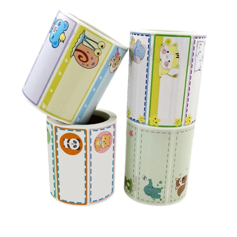 New Rolls Of Primary School Students And Children's Name Stickers Kindergarten Baby Entering Kindergarten Name Self-adhesive Sti