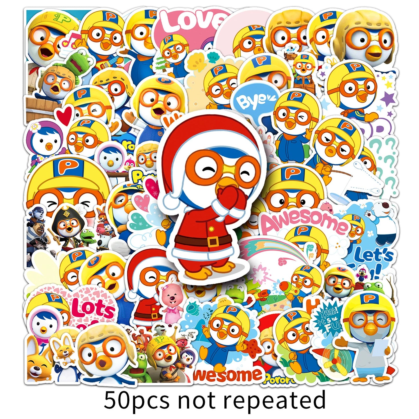 Mr Bean Stickers 50 Pieces Cute Funny Cartoon Mr Bean Classic Movie Animation Image Waterproof Stickers