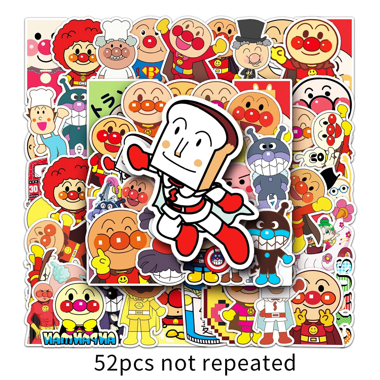 Mr Bean Stickers 50 Pieces Cute Funny Cartoon Mr Bean Classic Movie Animation Image Waterproof Stickers