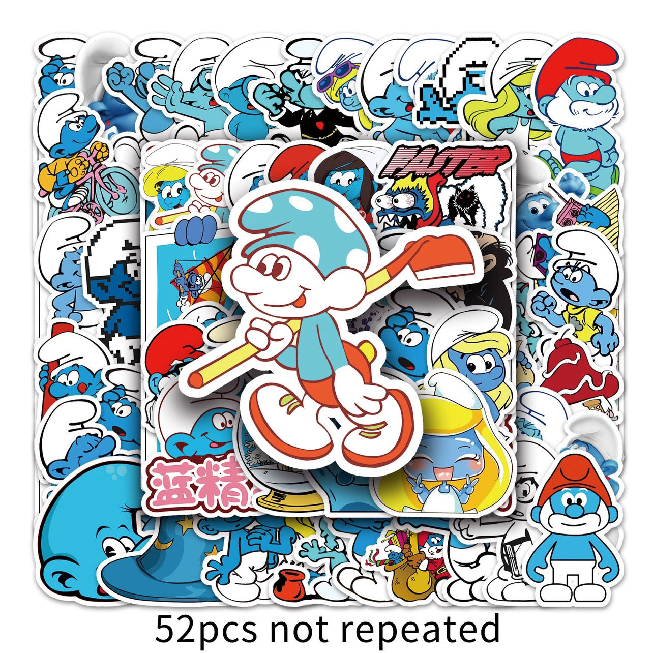 Mr Bean Stickers 50 Pieces Cute Funny Cartoon Mr Bean Classic Movie Animation Image Waterproof Stickers
