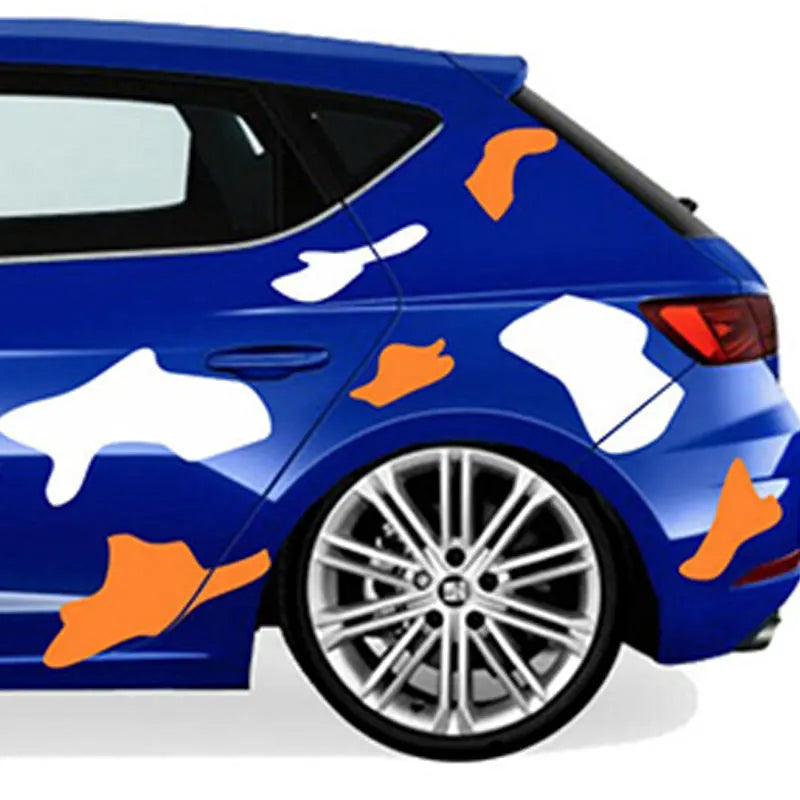 Universal Car Sticker For External Accessories Camouflage Stickers Decoration Side Kit Adjust Molding Waterproof Vinyl Decals