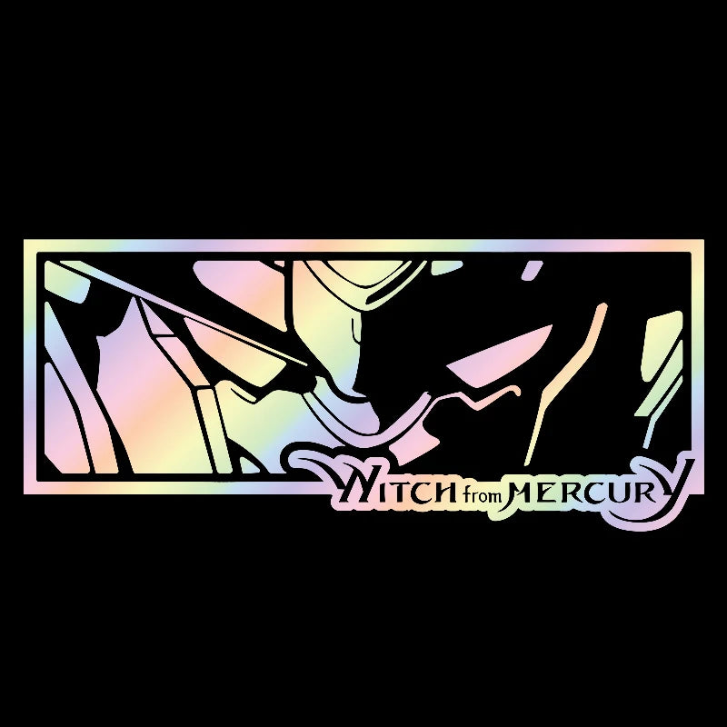Anime Car & Laptop Sticker - Mercury Witch Vinyl Decal