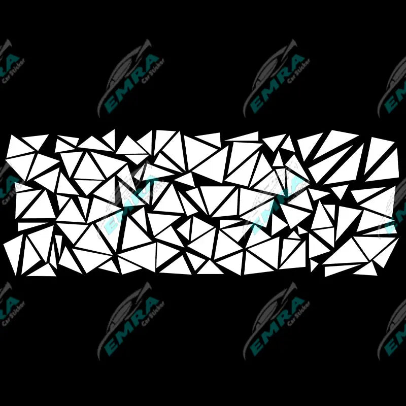 Triangle Car Sticker Decoration Side External Accessories Camouflage Kit Wrap Camo Tuning Styling Waterproof Vinyl Decals