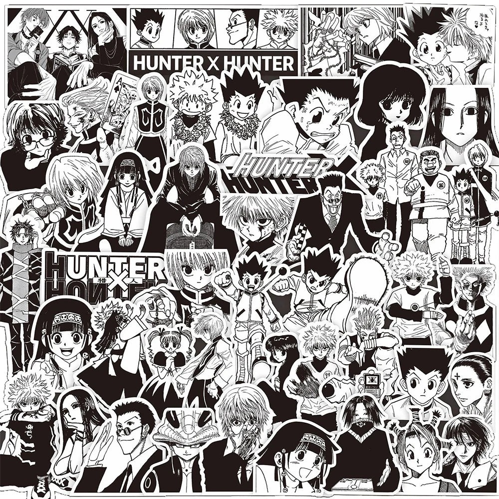 Hunter×Hunter Anime Stickers - 10/30/50pcs Waterproof Decals for Laptop, Skateboard, Notebook, Suitcase