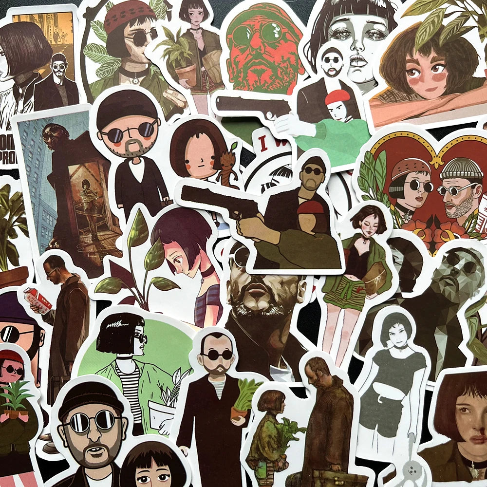 Leon The Professional Killer Stickers - Laptop, Luggage, Skateboard, Motorcycle Decals