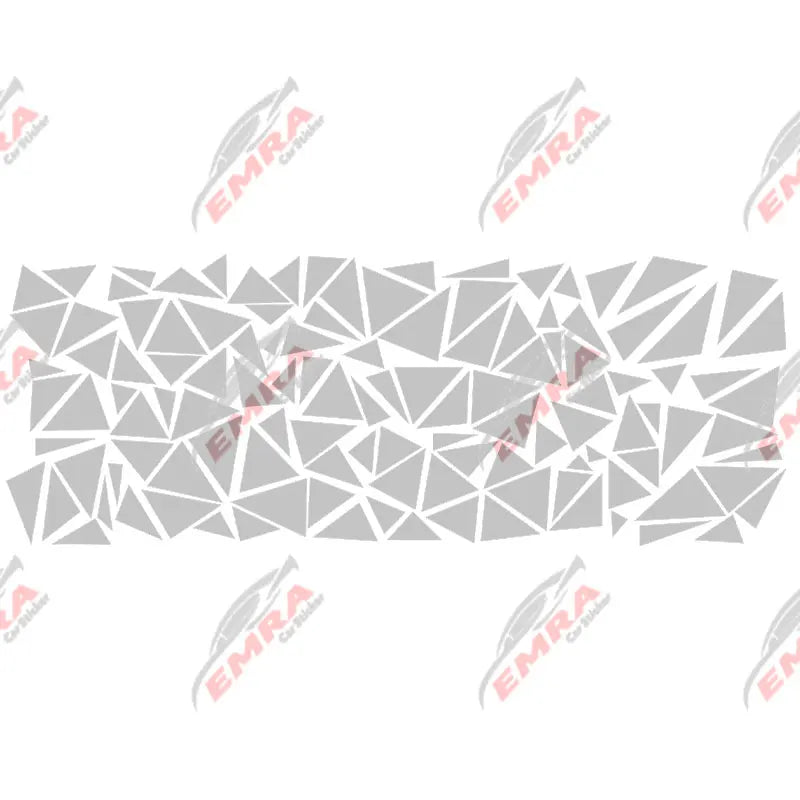 Triangle Car Sticker Decoration Side External Accessories Camouflage Kit Wrap Camo Tuning Styling Waterproof Vinyl Decals