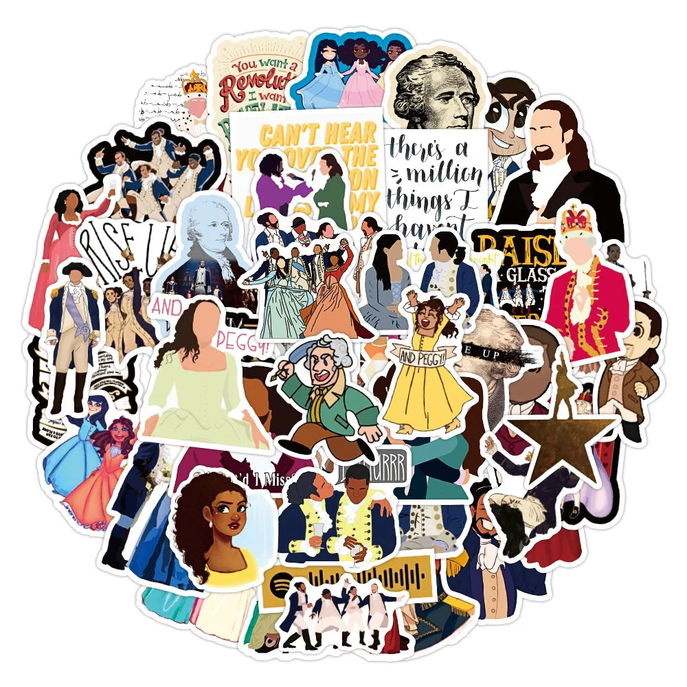 Hamilton Musical Sticker Packs