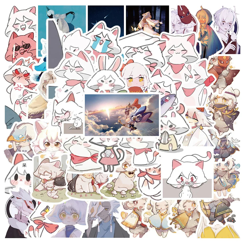 Sky: Children of Light Waterproof Stickers - 10/50Pcs for Bike, Skateboard, Fridge, Luggage, Toy Graffiti