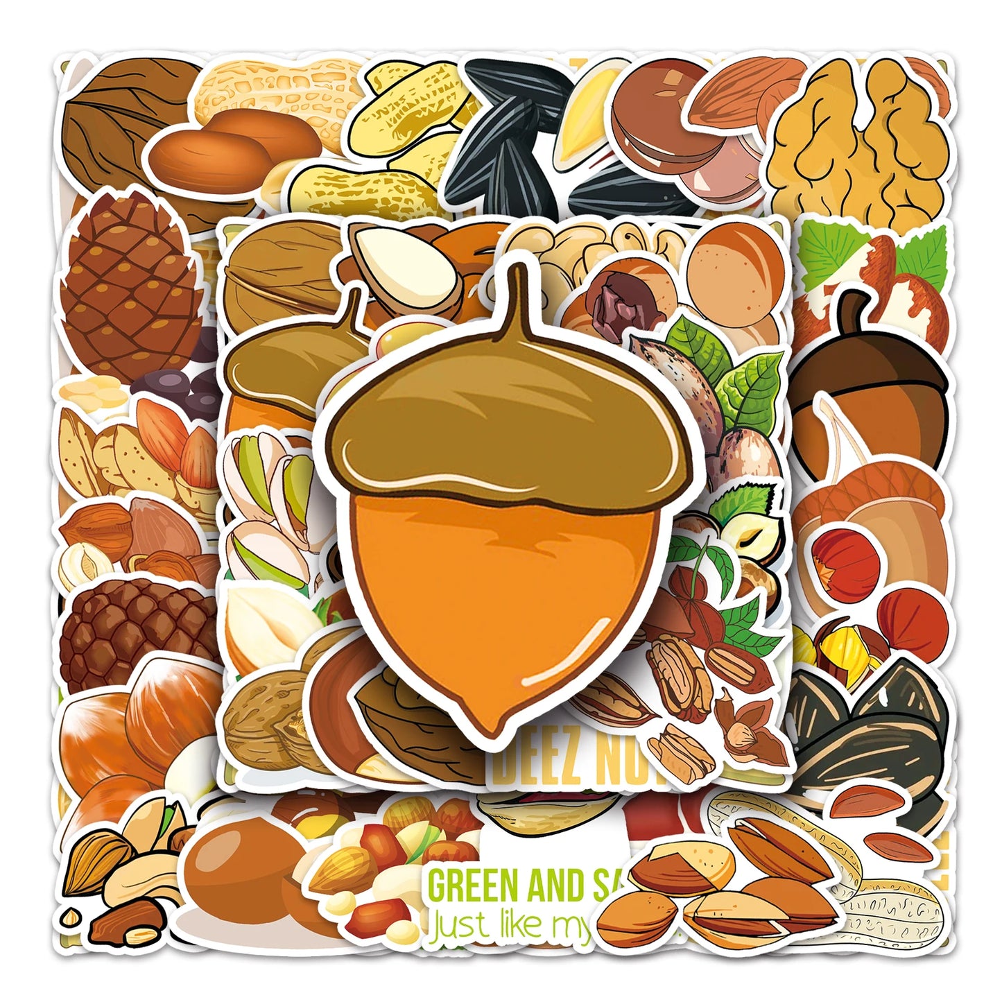 50Pcs Cartoon Waterproof Vinyl Stickers for Skateboard Snowboard