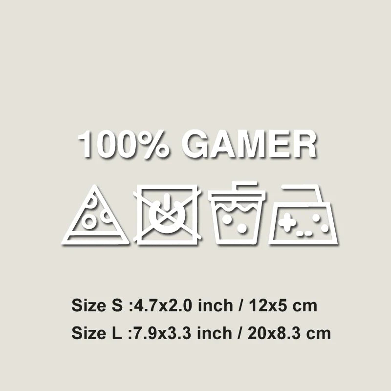 Gamer Stickers: High-Quality Decals for Cars & Laptops