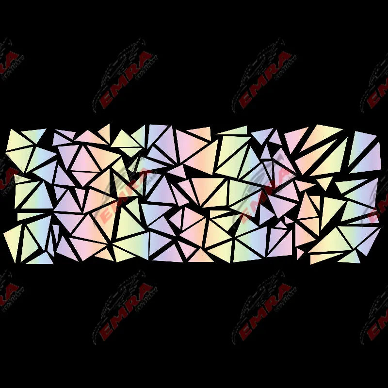Triangle Car Sticker Decoration Side External Accessories Camouflage Kit Wrap Camo Tuning Styling Waterproof Vinyl Decals